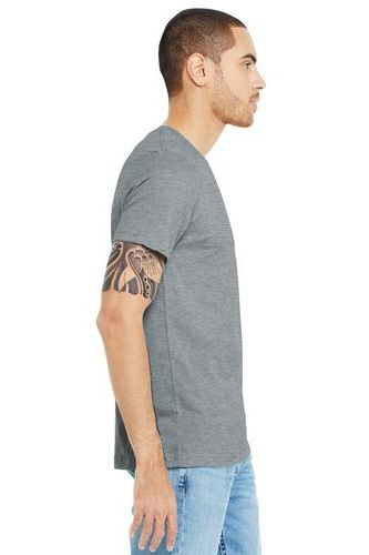 Left view of BELLA+CANVAS Unisex Jersey Short Sleeve Tee