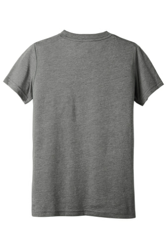Back view of BELLA+CANVAS Youth Triblend Short Sleeve Tee