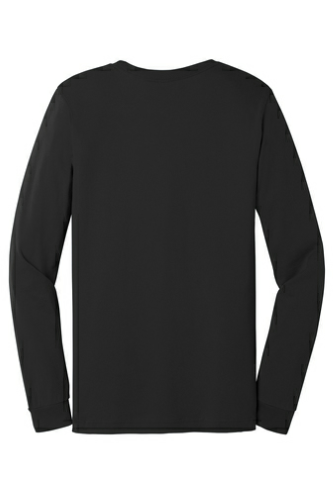 Back view of BELLA+CANVAS Unisex Jersey Long Sleeve Tee