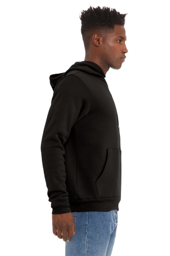 Right view of BELLA+CANVAS Unisex Sponge Fleece Pullover Hoodie