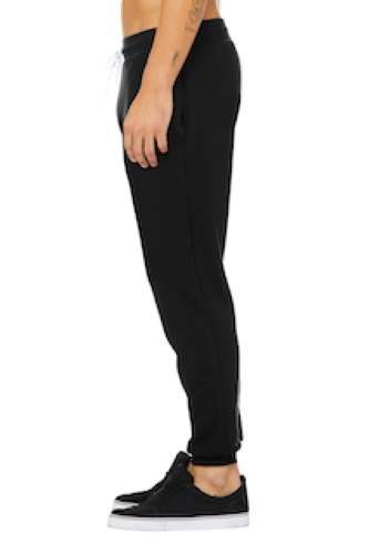 Left view of BELLA+CANVAS Unisex Jogger Sweatpants