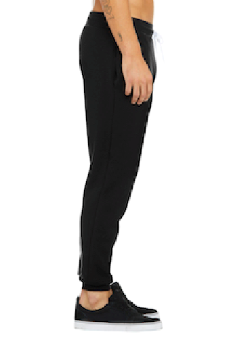 Right view of BELLA+CANVAS Unisex Jogger Sweatpants