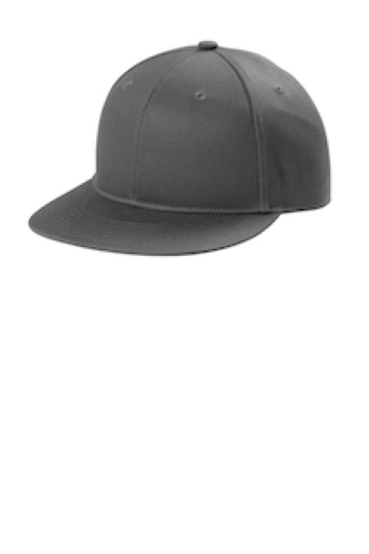 Left view of Port Authority Snapback Flat Bill Cap C116