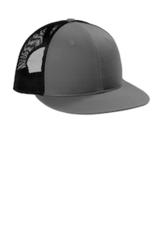 Right view of Port Authority Snapback Flat Bill Trucker Cap C117