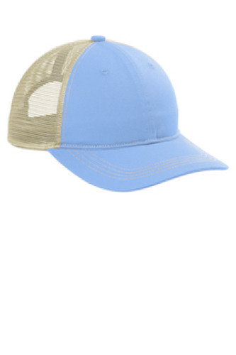 Right view of Port Authority Unstructured Snapback Trucker Cap C119