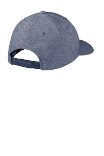 Back view of Port Authority Flexfit 110 Performance Snapback Cap C301