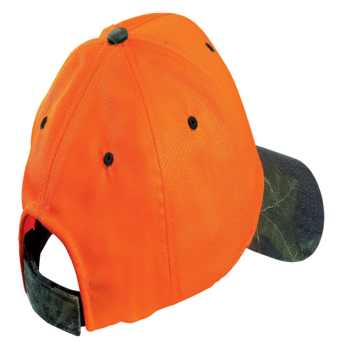 Back view of Port Authority Safety Cap with Camo Brim
