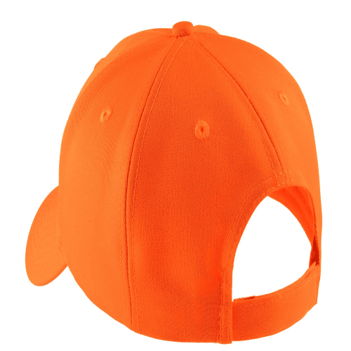 Back view of Port Authority Solid Enhanced Visibility Cap