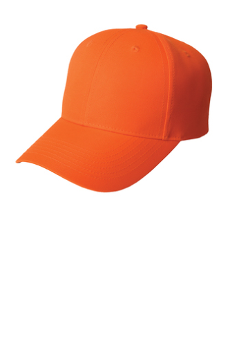 Left view of Port Authority Solid Enhanced Visibility Cap
