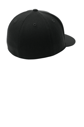 Back view of Port Authority Flexfit Flat Bill Cap