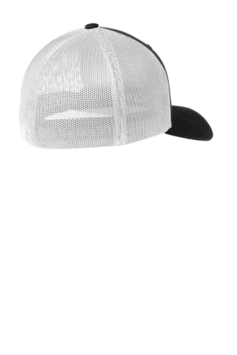 Back view of Port Authority Flexfit Mesh Back Cap