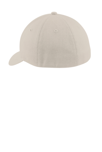 Back view of Port Authority Flexfit Cotton Twill Cap