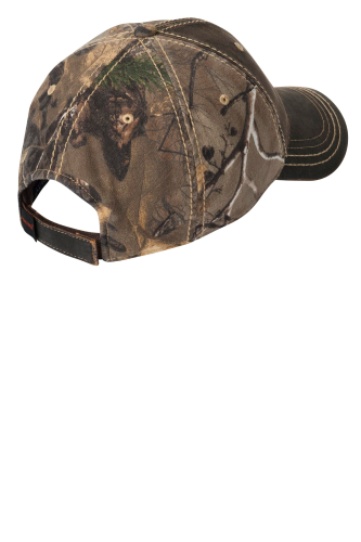 Back view of Port Authority Pigment-Dyed Camouflage Cap