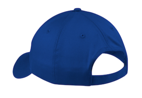 Back view of Port & Company Six-Panel Twill Cap