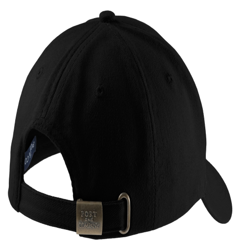 Back view of Port & Company Brushed Twill Cap