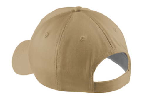 Back view of Port & Company Five-Panel Twill Cap