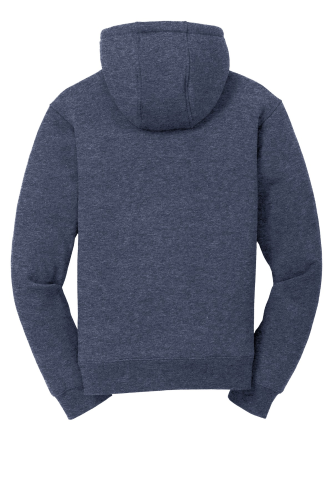 Back view of CornerStone Heavyweight Sherpa-Lined Hooded Fleece Jacket