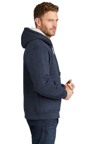 Right view of CornerStone Heavyweight Sherpa-Lined Hooded Fleece Jacket