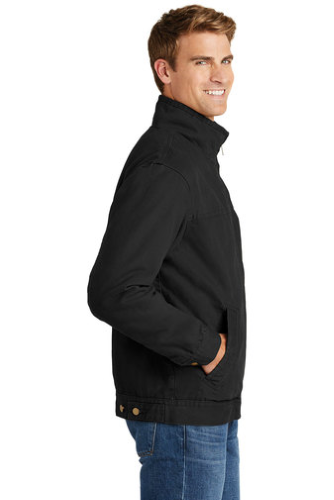 Right view of CornerStone Washed Duck Cloth Flannel-Lined Work Jacket
