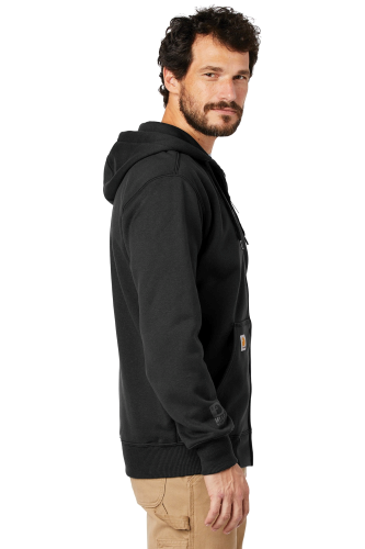 Left view of Carhartt Rain Defender Paxton Heavyweight Hooded Zip-Front Sweatshirt