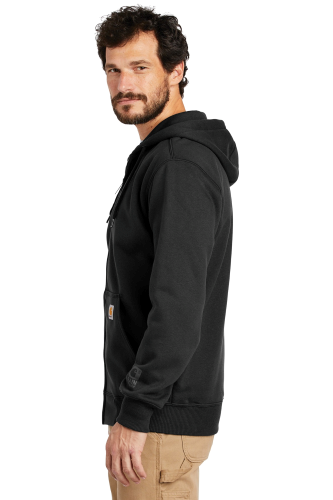 Right view of Carhartt Rain Defender Paxton Heavyweight Hooded Zip-Front Sweatshirt