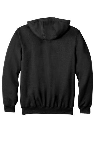 Back view of Carhartt Midweight Hooded Zip-Front Sweatshirt