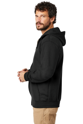 Right view of Carhartt Midweight Hooded Zip-Front Sweatshirt