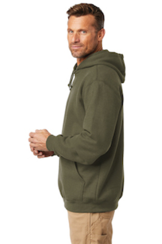 Left view of Carhartt Tall Midweight Hooded Sweatshirt CTTK121