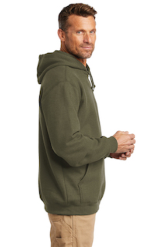 Right view of Carhartt Tall Midweight Hooded Sweatshirt CTTK121