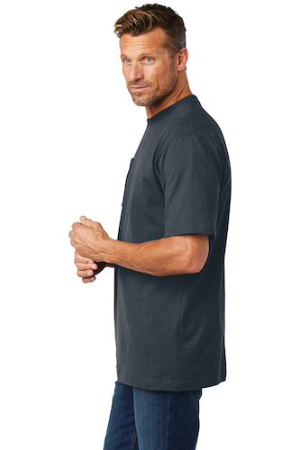 Left view of Carhartt Tall Workwear Pocket Short Sleeve T-Shirt