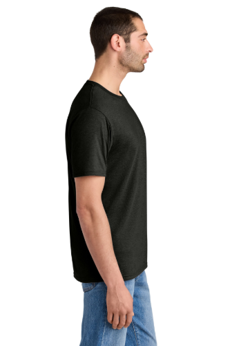 Left view of District Made Mens Perfect Tri Crew Tee