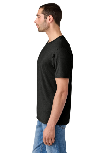 Right view of District Made Mens Perfect Tri Crew Tee