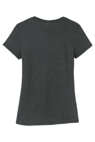 Back view of District Made Ladies Perfect Tri Crew Tee
