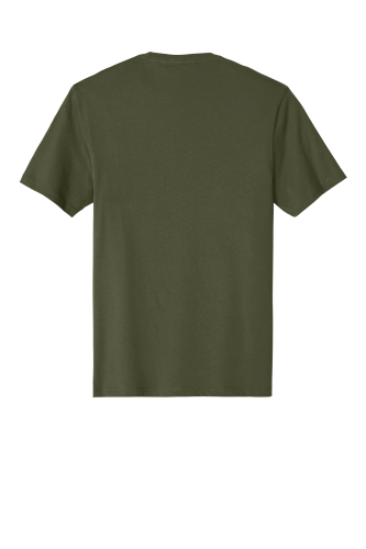 Back view of District Made Mens Perfect Weight Crew Tee