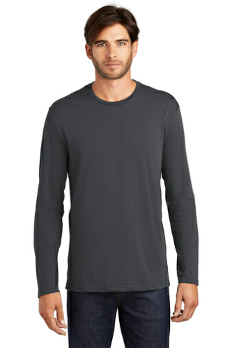 District ® Perfect Weight ® Long Sleeve Tee in Charcoal