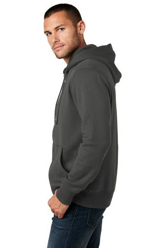 Right view of District Perfect Weight Fleece Full-Zip Hoodie DT1103