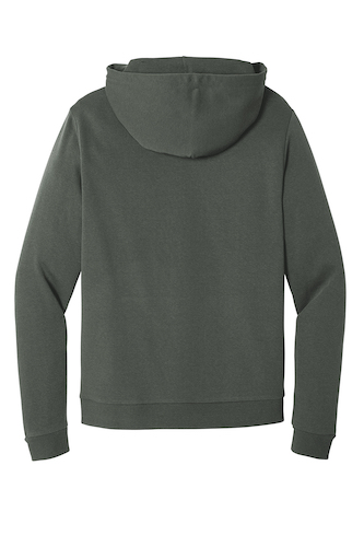 Back view of District Perfect Tri Fleece Pullover Hoodie DT1300