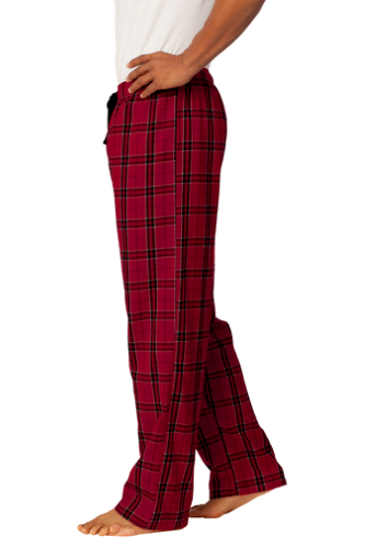 Left view of District Young Mens Flannel Plaid Pant