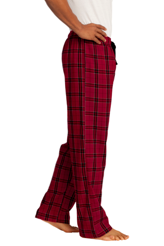 Right view of District Young Mens Flannel Plaid Pant