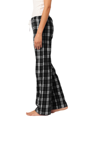 Left view of District Women’s Flannel Plaid Pant