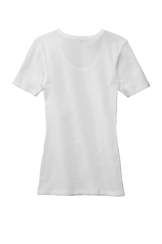 Back view of District Women’s V.I.T. Rib Scoop Neck Tee