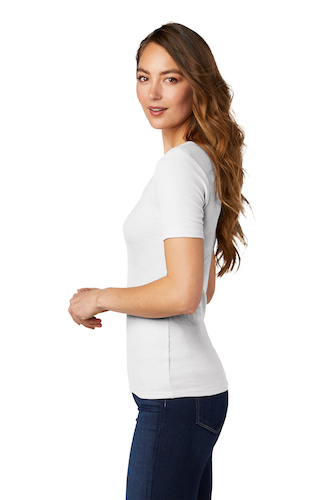 Right view of District Women’s V.I.T. Rib Scoop Neck Tee