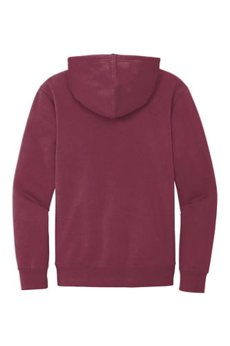Back view of District V.I.T. Fleece Hoodie DT6100