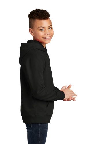Left view of District Youth V.I.T. Fleece Hoodie DT6100Y