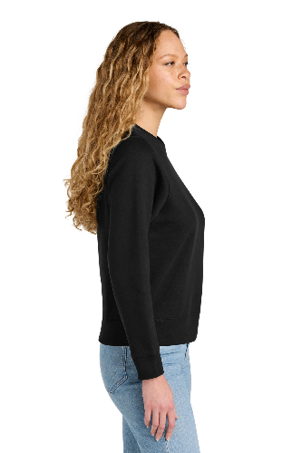 Left view of District® Women’s V.I.T.™ Fleece Crew