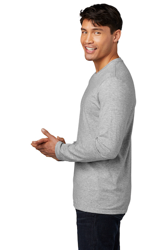 Left view of District Young Mens Very Important Tee Long Sleeve