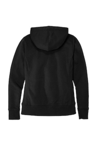 Back view of District Women’s Re-Fleece Full-Zip Hoodie
