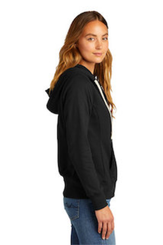 Right view of District Women’s Re-Fleece Full-Zip Hoodie