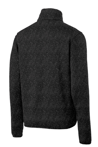 Back view of Port Authority Sweater Fleece Jacket