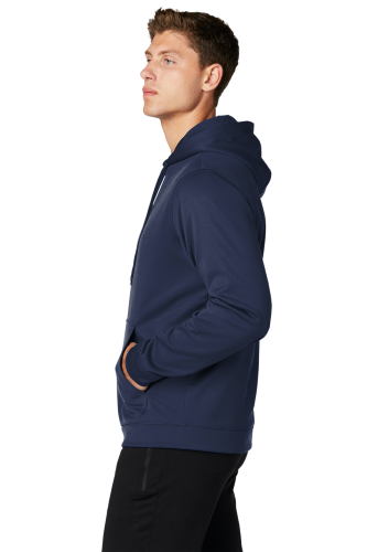 Left view of Sport-Tek Sport-Wick Fleece Hooded Pullover